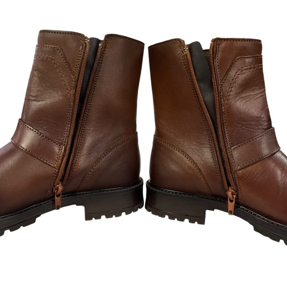 Bootlegger‎ Astra Buckled Moto Boots Womens Size EU38 US7-7.5 - Picture 7 of 14